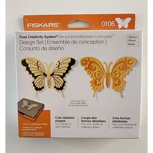 Fiskars Fuse Creativity System Design Set #0106 Dress Form Die & Letter Press‎